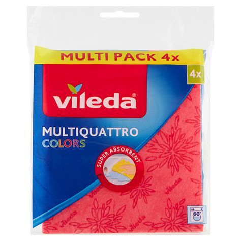 Teta drogerie Vileda Multiquattro Colors hadřík 4 ks