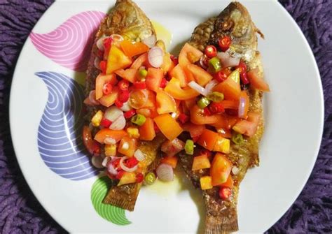 Resep Ikan Nila Goreng Sambal Dabu Dabu Oleh Restu Mommy Ano Iel