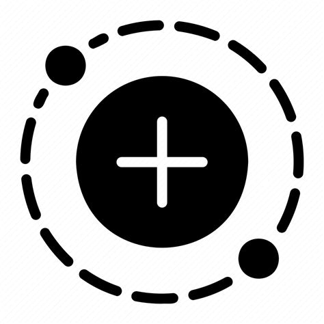 ionization ion proton physics education icon   iconfinder