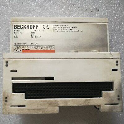 Pcs Cx M Used For Beckhoff Module Free Shipping Ebay