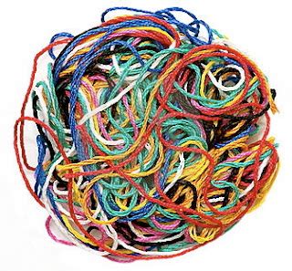 Writing Whats Real: How to Untangle Knots (My mothers yarn)