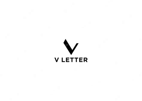 Premium Vector V Letter Logo Design Vector Illustration