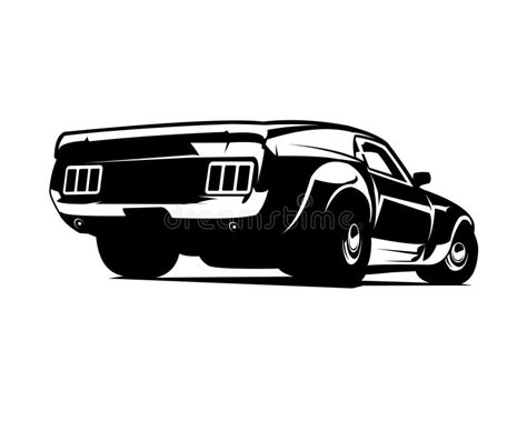 Ford Mustang Car Silhouette