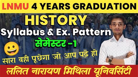 Lnmu Ba Semester 1 History Syllabus Major And Minor History Syllabus