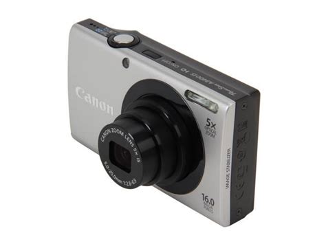 Canon Powershot A3400 Is Silver 16 Mp 5x Optical Zoom 28mm Wide Angle