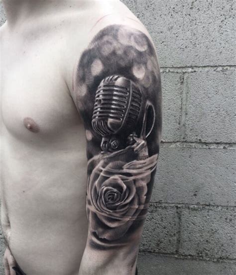 30 Unique Microphone Tattoo Designs And Ideas