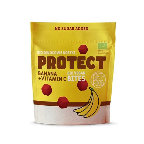 Bio Vegan Bites Protect Banan Z Witamin C G Por Wnaj Ceny