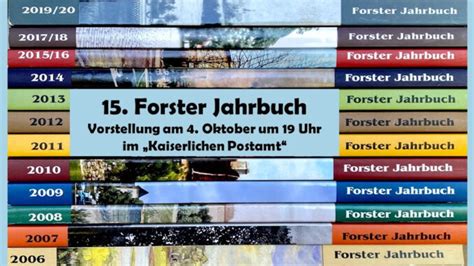 Neues Forster Jahrbuch für Geschichte und Heimatkunde erscheint am 4