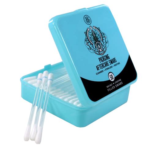 Base Labs Sea Salt Piercing Aftercare Kit Medicated Swabs