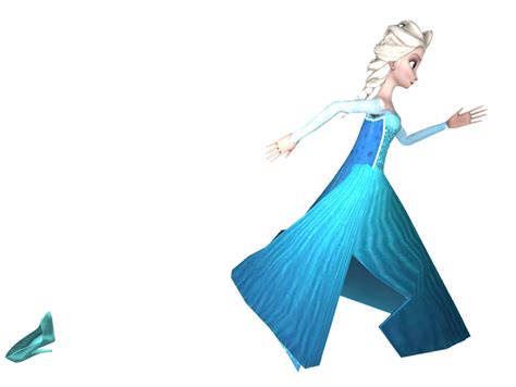 Elsa Running And Losing Her Heels By Transparentjiggly64 On Deviantart