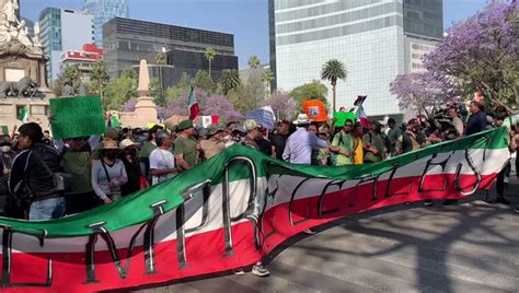 El Huaso On Twitter Large Protest In Mexico City Today Calling For