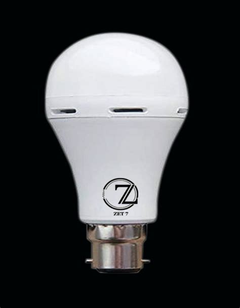 Ceramic Cool White Zet Led Ac Dc Rechargeable Bulb Or Inverter Bulb