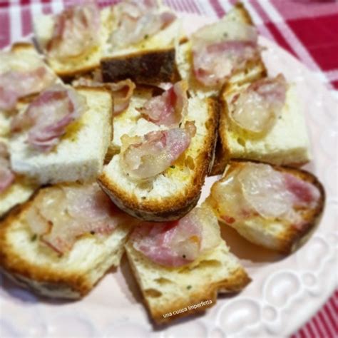 Crostini Con Pancetta E Rosmarino Una Cuoca Imperfetta