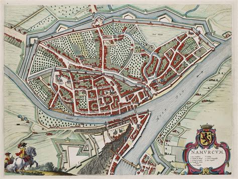 Namur – Namurcum by Joan Bleu (Town Atlas) - CartaHistorica