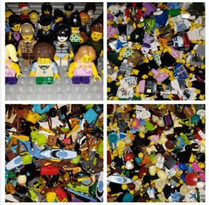 LEGO Minifigure Parts & Accessories 200 NEW LEGO MINIFIG HEADS random ...