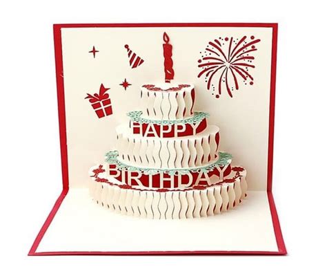 Jual New Kartu Ucapan Selamat Ulang Tahun Pop Up D Birthday Card