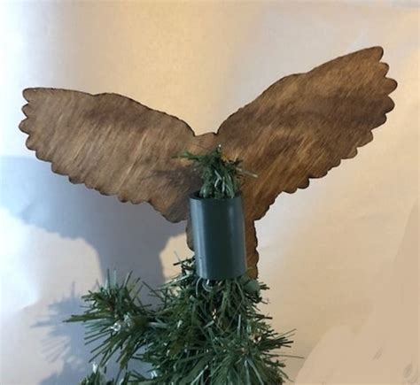 Male Angel Tree Topper Male Angel Topper Wood Male Angel Etsy