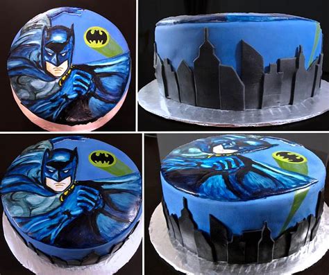 Batman Cake Decorated Cake By Jamie Cupcakes Cakesdecor