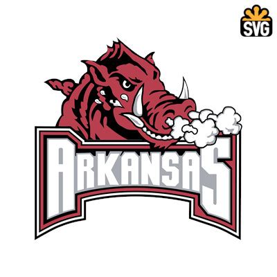 Arkansas Razorback Logo SVG Digital Download, Arkansas Razorback Logo ...