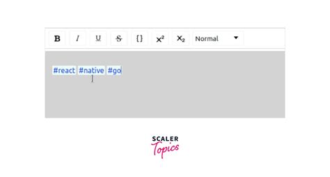 React Draft Wysiwyg Scaler Topics