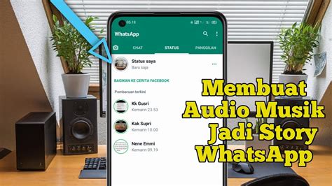 Cara Membuat Story Whatsapp Musik Untuk Fb Ig Dll Youtube