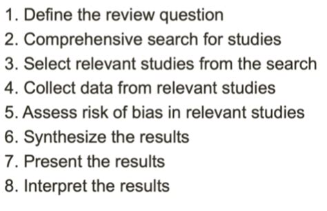 Lecture 32 Introduction To Systematic Reviews And Meta Analysis