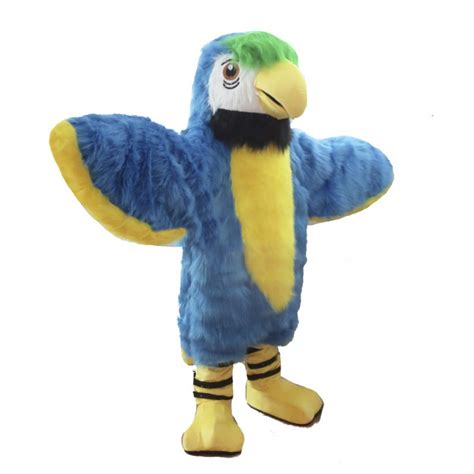 Blue Cute Parrot Mascot Costume Bird Costume For Adult