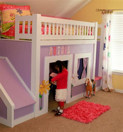 Princess Bunk Bed With Slide Design Bunk Bed With Slide Kid Beds