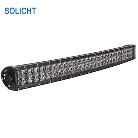 SOLICHT 20 200W LED Light Bar 20 Inch Curved LED Bar 4D Combo Truck