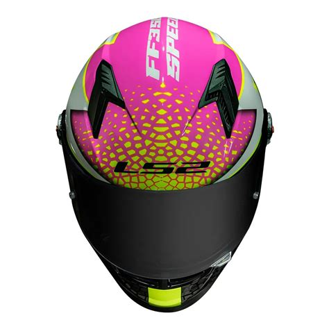 Capacete LS2 FF358 Classic Speedy Rosa Feminino