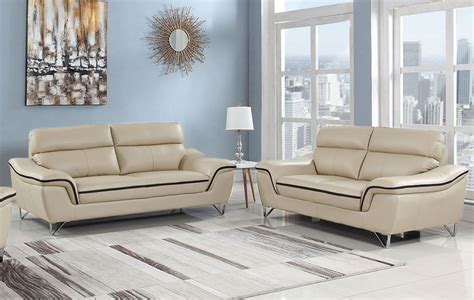 Beige Leather Sofa Sleeper | Cabinets Matttroy