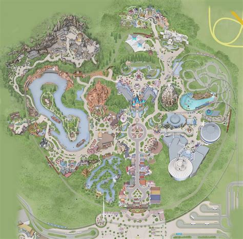 Downtown Disneyland Map