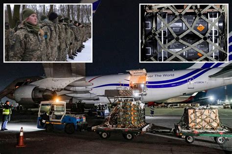 Third Batch Of Us Military Aid Arrives In Ukraine During Russia Standoff