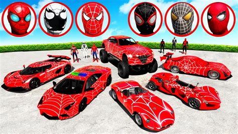 Collecting Secret Spiderman Cars In Gta Youtube