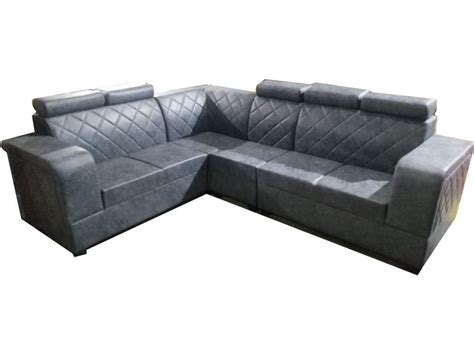 Wooden Modern Gray 5 Seater Modular Sofa Set Tight Back At Rs 34000