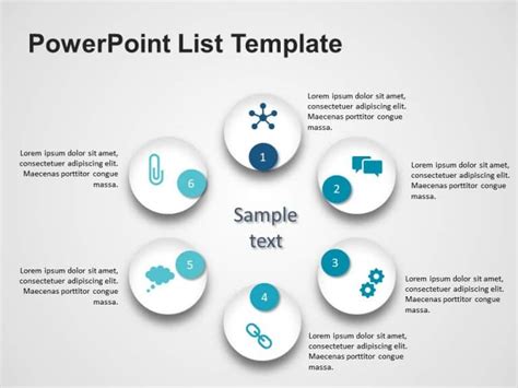 10 Steps Flower Features PowerPoint Template