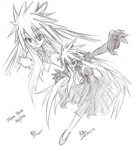 Mahou Sensei Negima Nii By Lunarufoxy On Deviantart