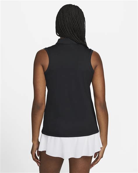 Nike Dri Fit Victory Womens Sleeveless Golf Polo Nike Be