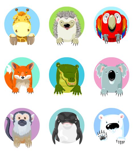 Animals illustrations for small kids on Behance