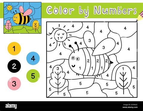 Colour By Numbers Coloring Pages