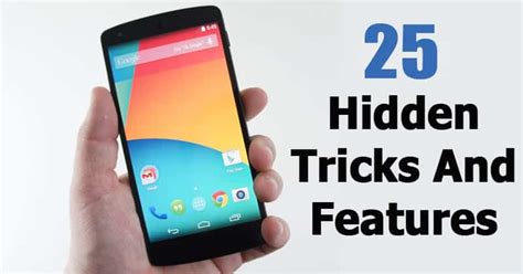 25 Best Hidden Android Tricks And Features