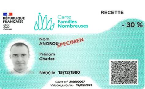 Carte Familles Nombreuses Plus Facile Demander En Quels