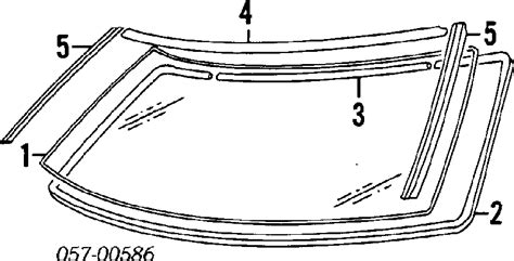 MB382528 Chrysler Limpiaparabrisas De Luna Trasera