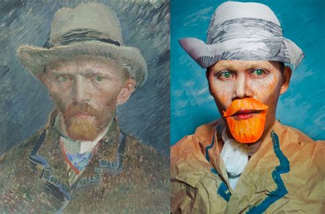 Vangoyourself Recreate Artworks With Your Friends