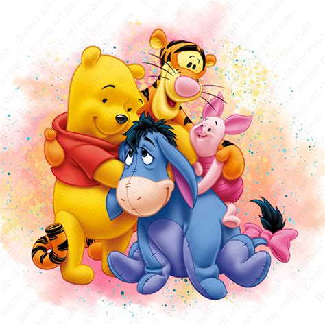 Winnie the Pooh Clipart Winnie the Pooh Characters - Etsy