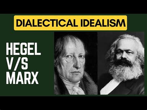 Lec Hegel V S Karl Marx Dialectical Idealism Sociologyupsc