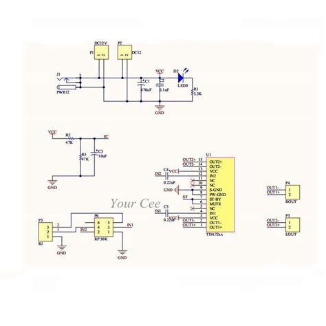 Amplificador De Audio Dual Tda W Electronilab