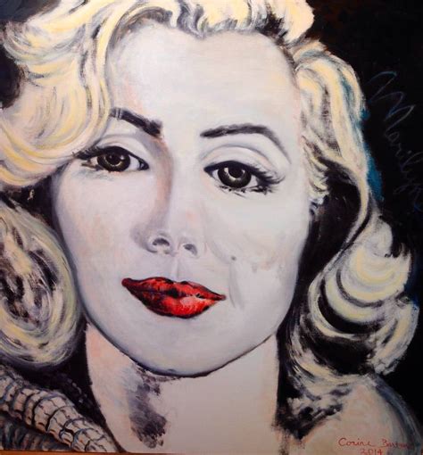 Marilyn Monroe Painting By Corine Barton Saatchi Art