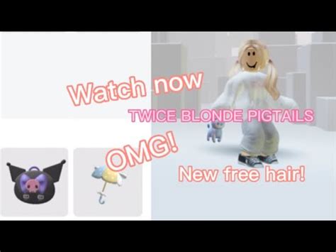 Omg New Free Cute Hair Twice Blonde Pigtails Get It Now Fast On