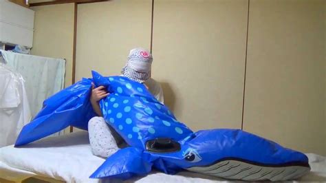 【inflatable】intex Blue Whale Float Inflation Youtube